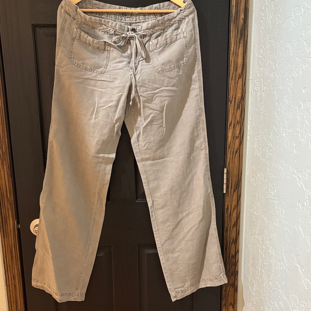 American Eagle Outfitters Women's Drawstring Trousers - Light Taupe
